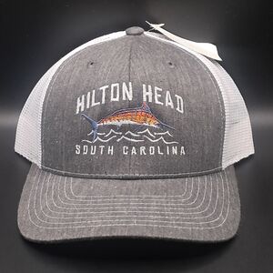 Hilton Head Gray Mesh Trucker Hat